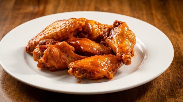 6 Pc Chicken Wings.
